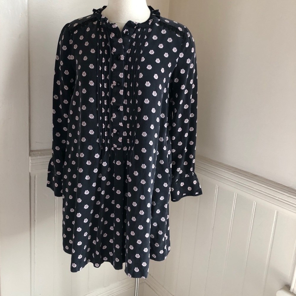 Kate Spade ditzy silk swing dress